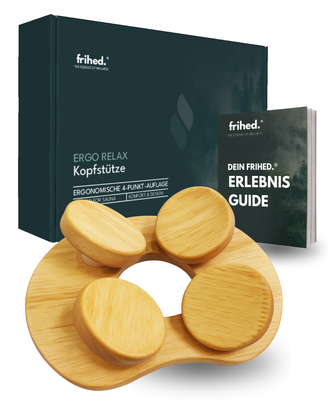 Sauna Kopfstütze aus Holz