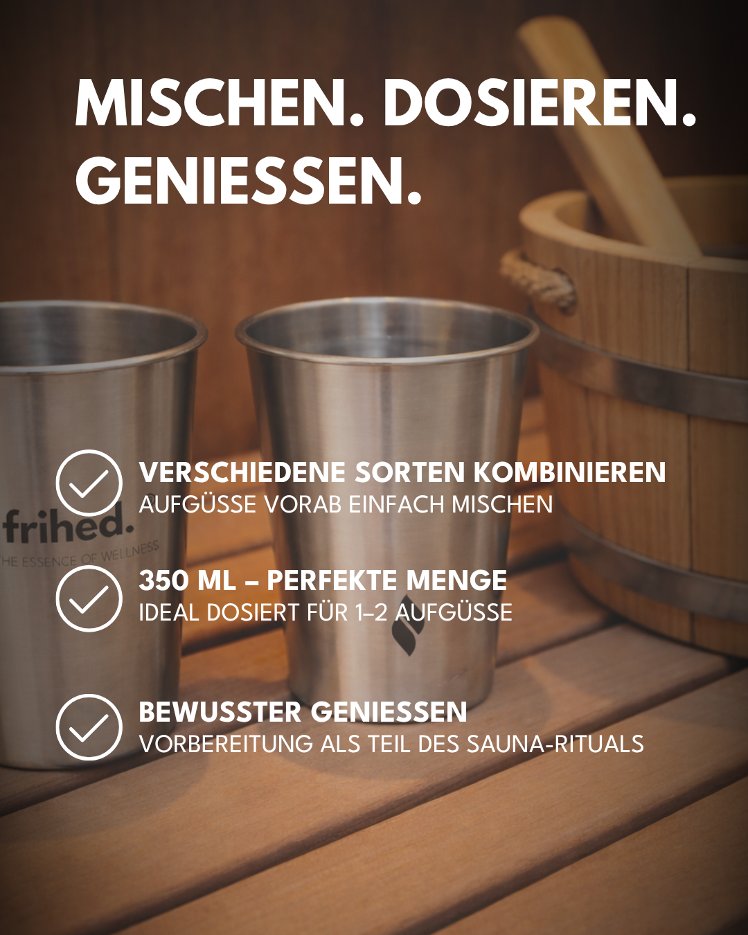 Aufgussbecher 3er Set