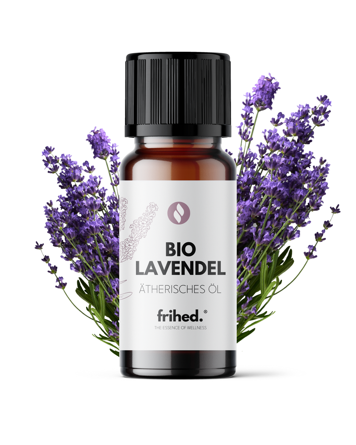 Bio ätherisches Lavendelöl in der 10-ml-Flasche