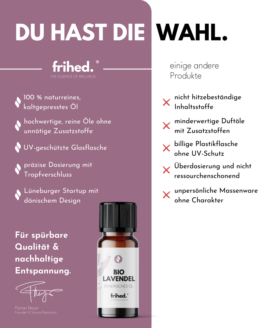Bio ätherisches Lavendelöl von frihed. in der 10-ml-Flasche, Ansicht 4
