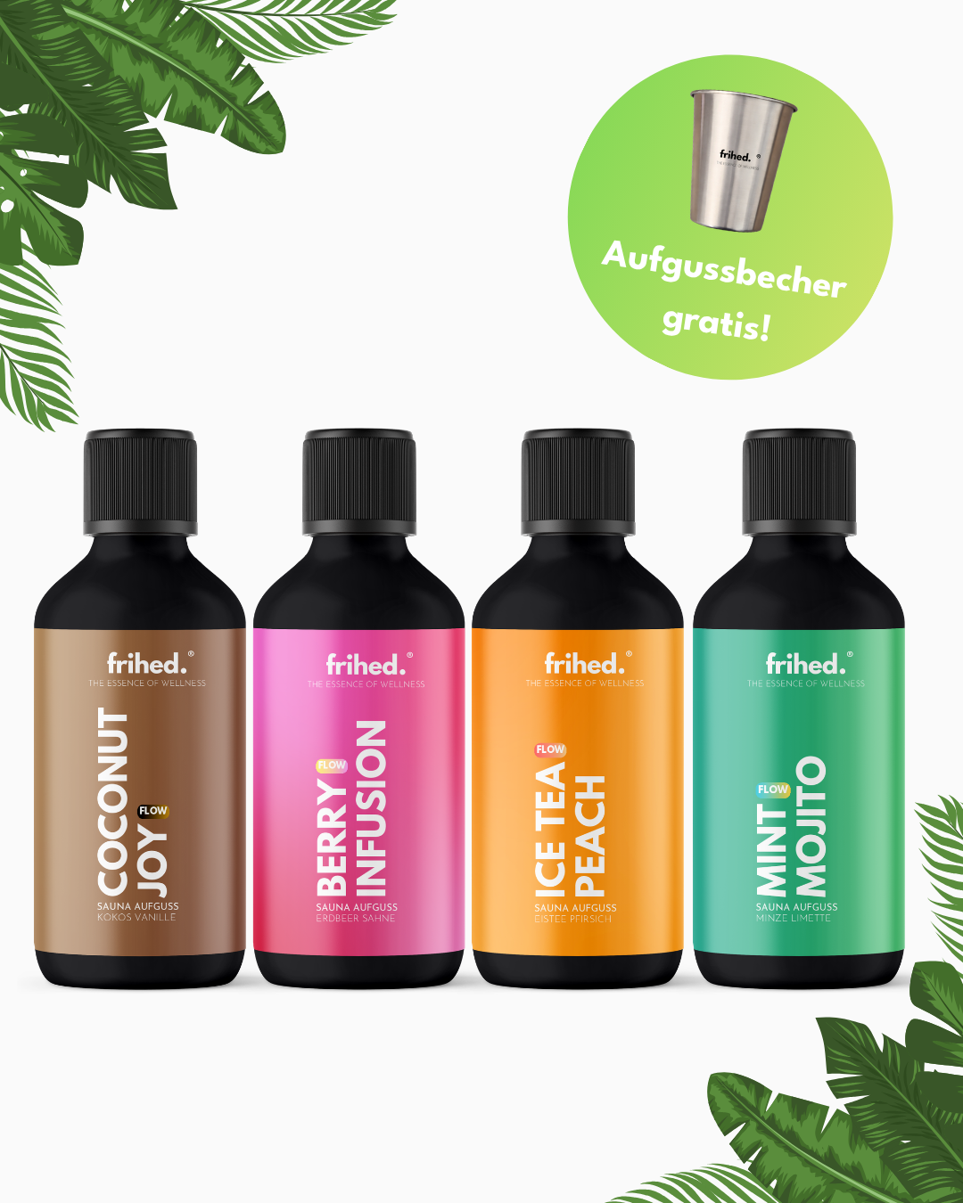 Sauna Aufgüsse Sommer 4er Set