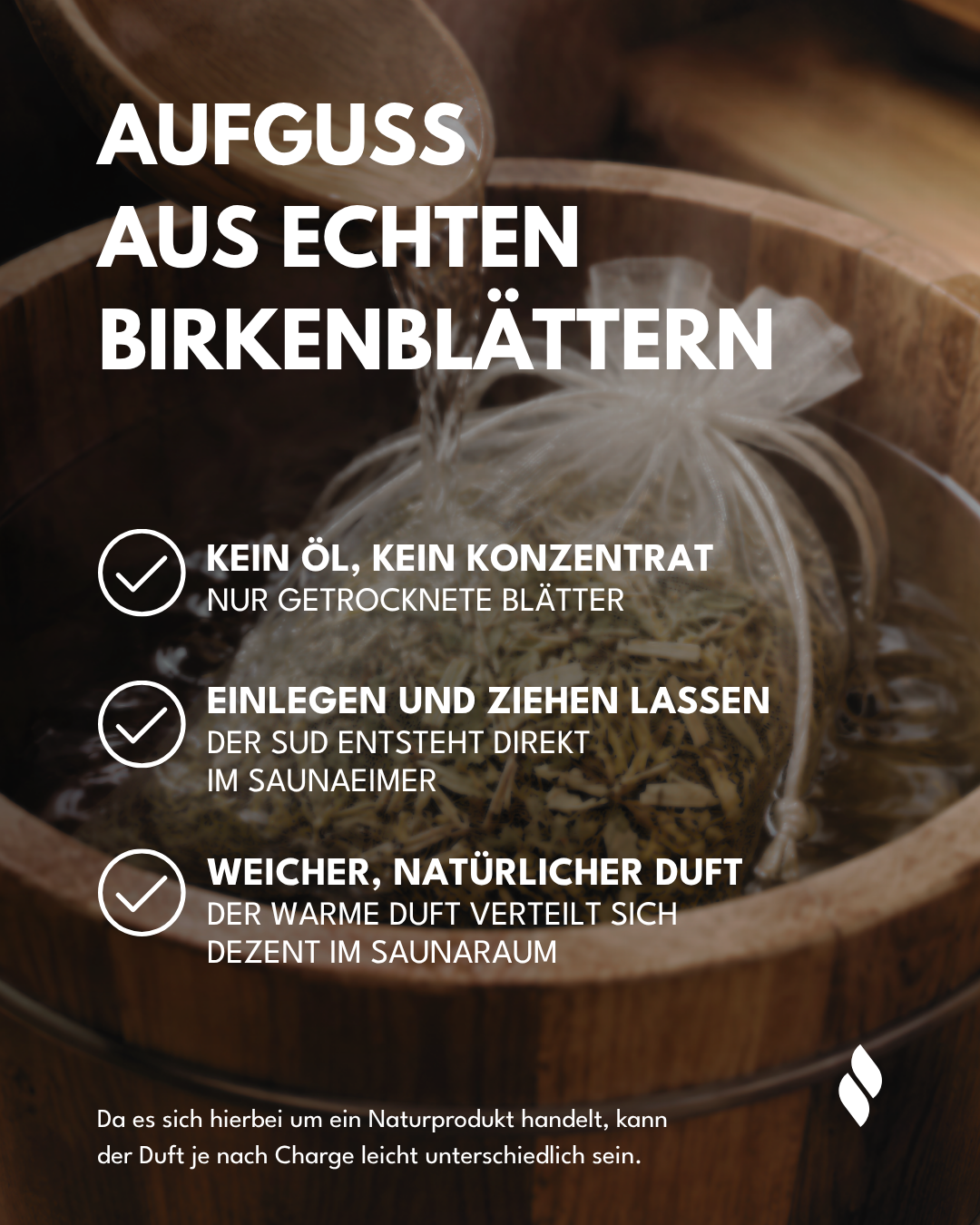 Sauna Aufguss Beutel Birke