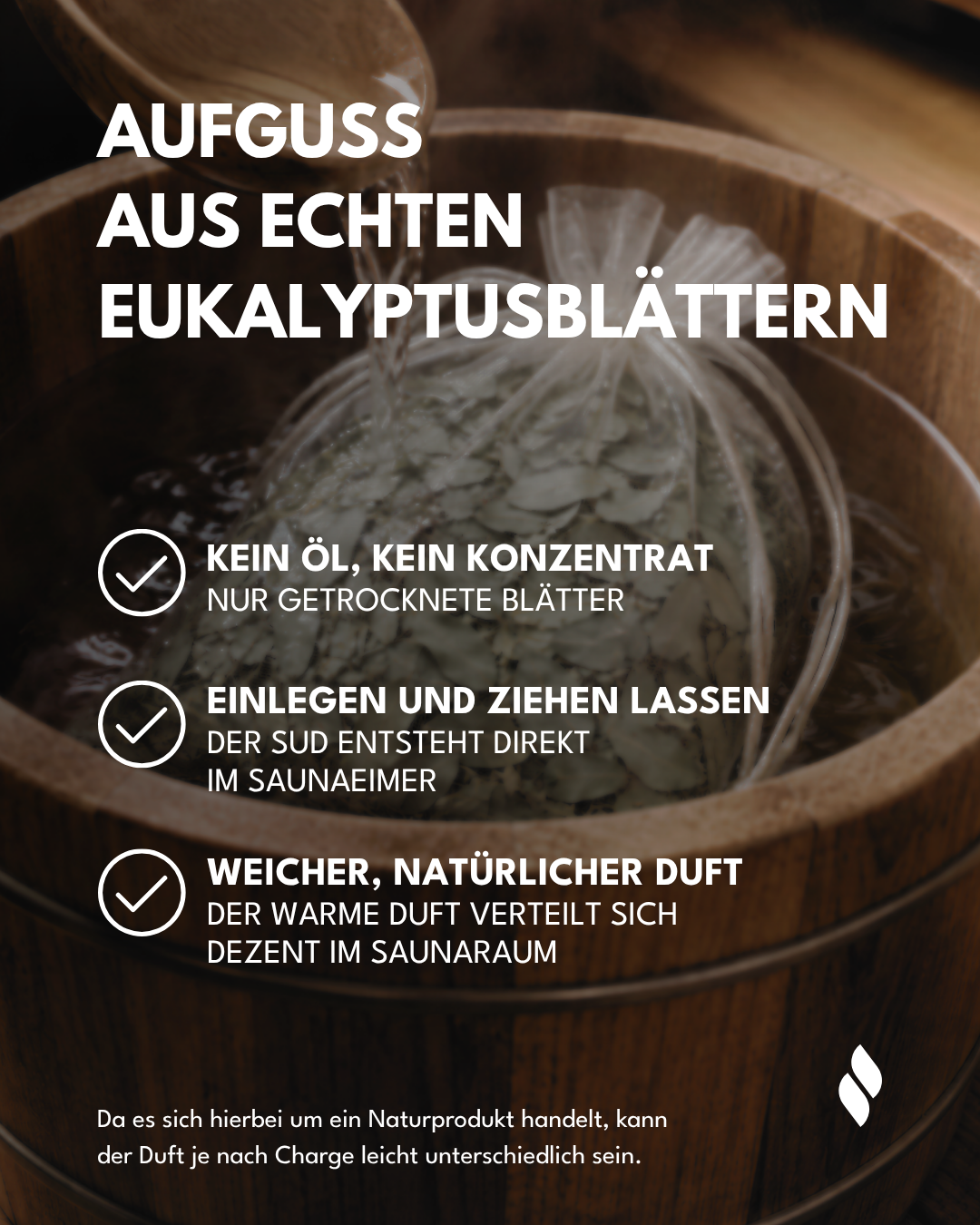 Sauna Aufguss Beutel Eukalyptus