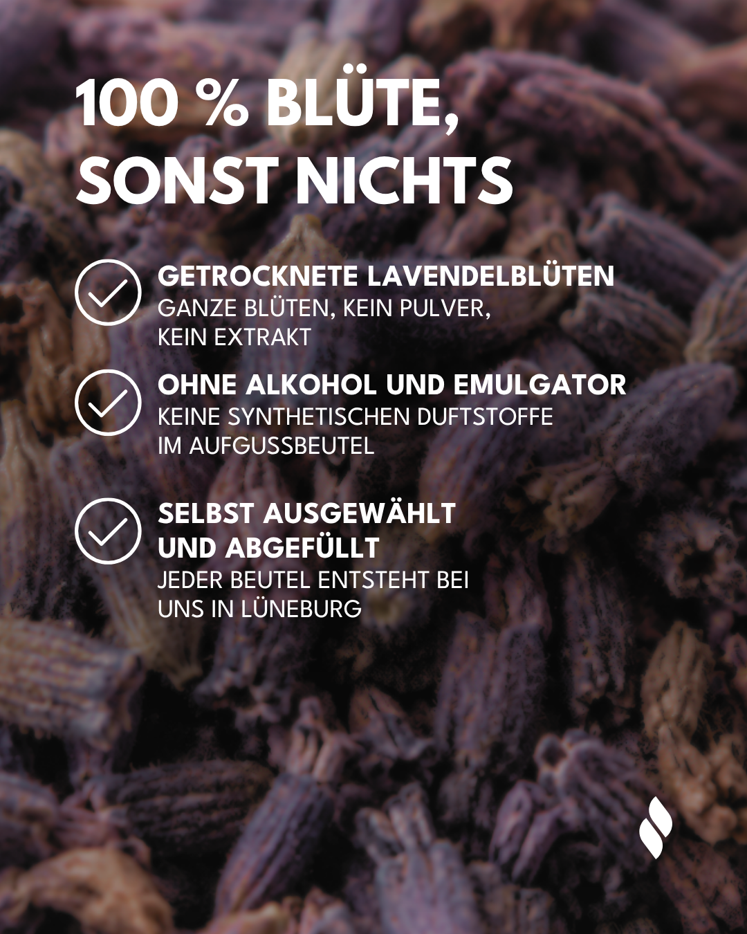 Sauna Aufguss Beutel Lavendel