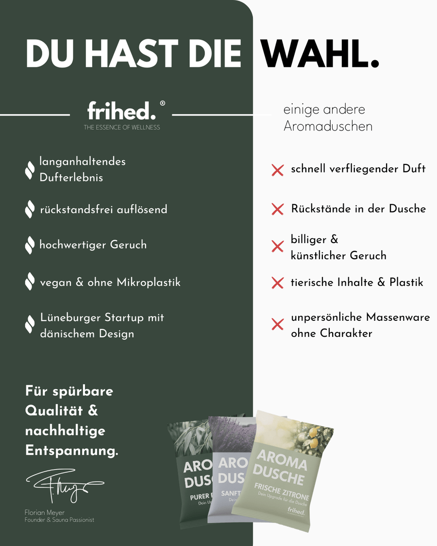 Aromadusche von frihed., Duschtab, Ansicht 2