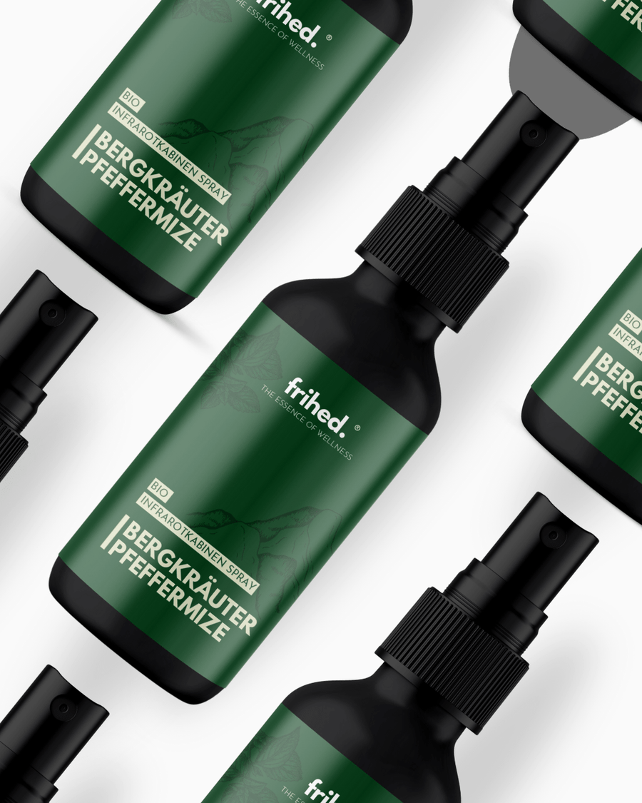 Bio Infrarotspray Bergkräuter Pfefferminze, Detailansicht