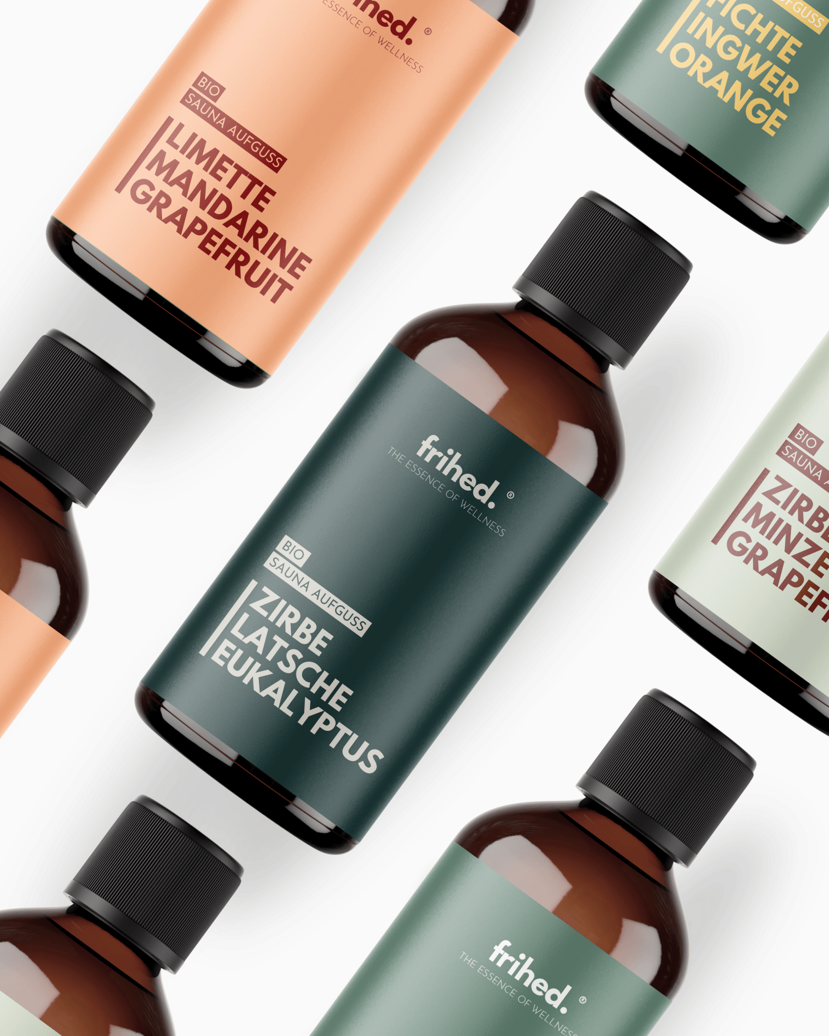 Bio Sauna Aufgüsse 4er Set - frihed. GmbH