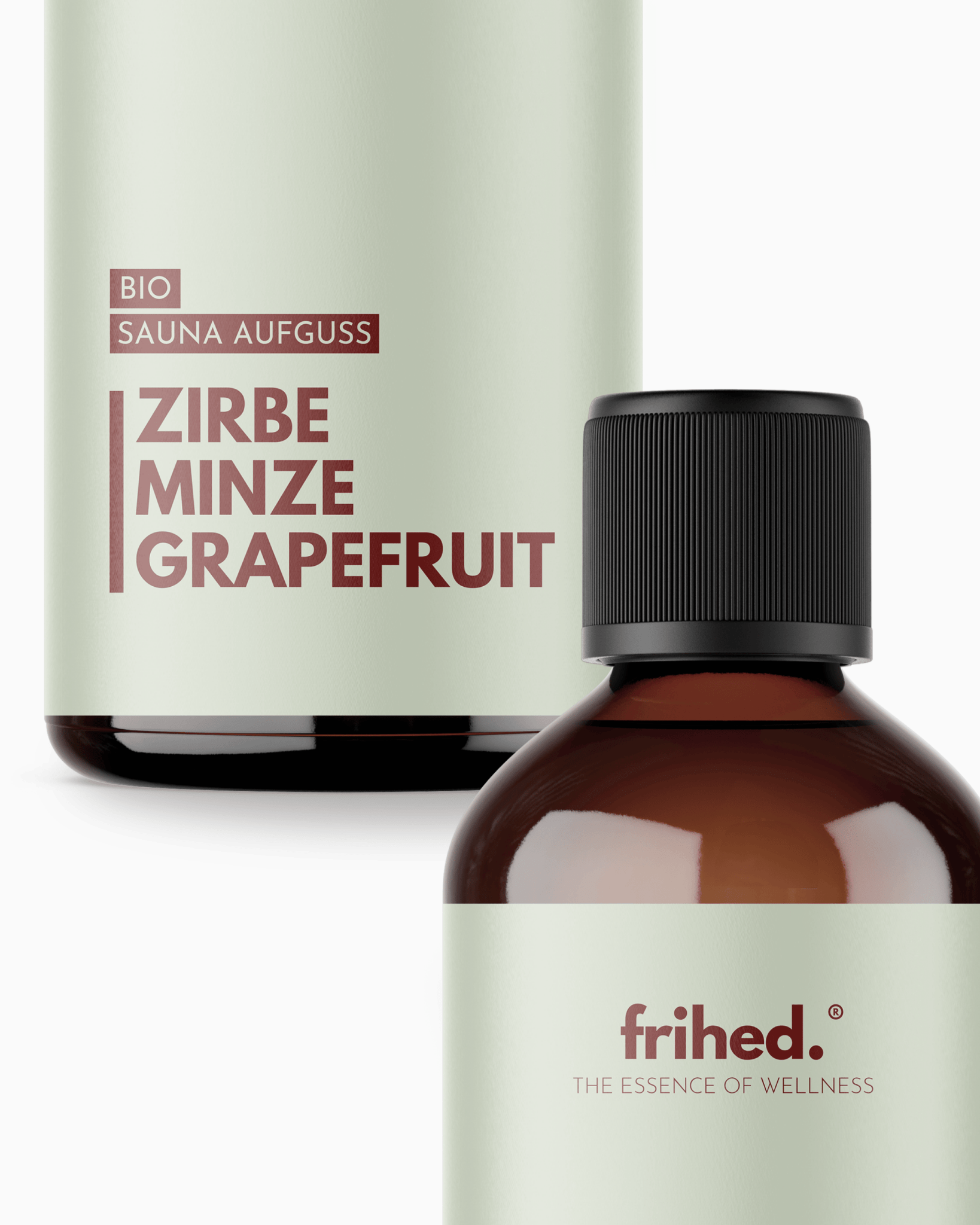 Bio Saunaaufguss Zirbe, Minze & Grapefruit - frihed. GmbH