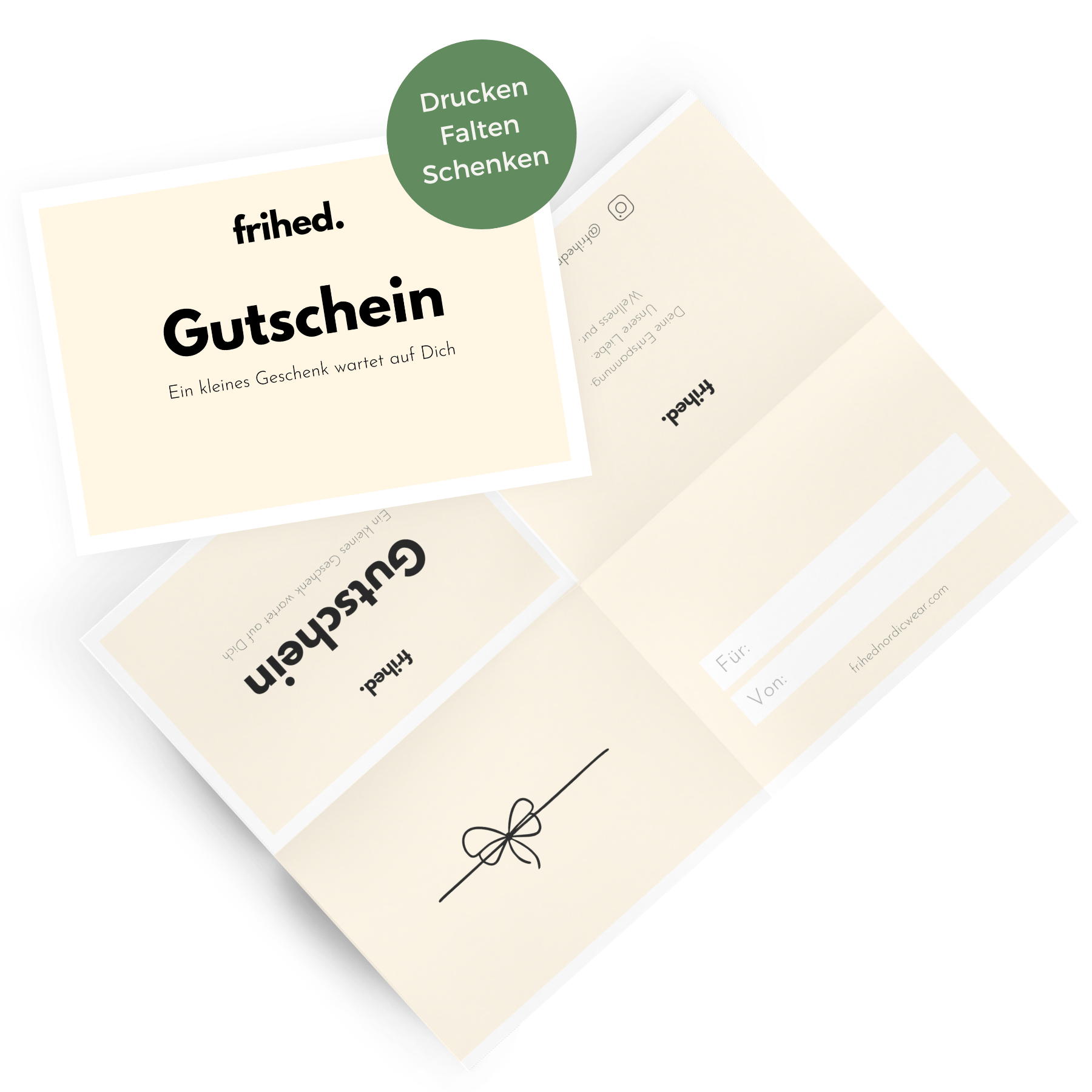 Geschenkgutschein - frihed. GmbH