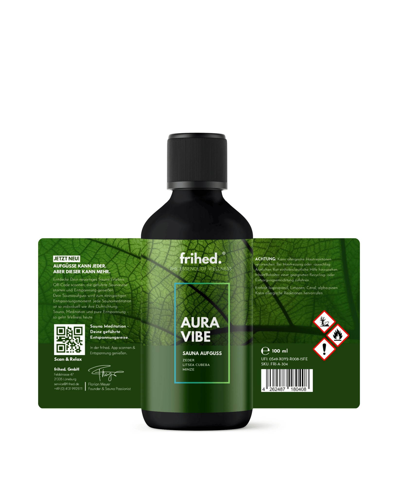 Saunaaufguss Aura Vibe - frihed. GmbH