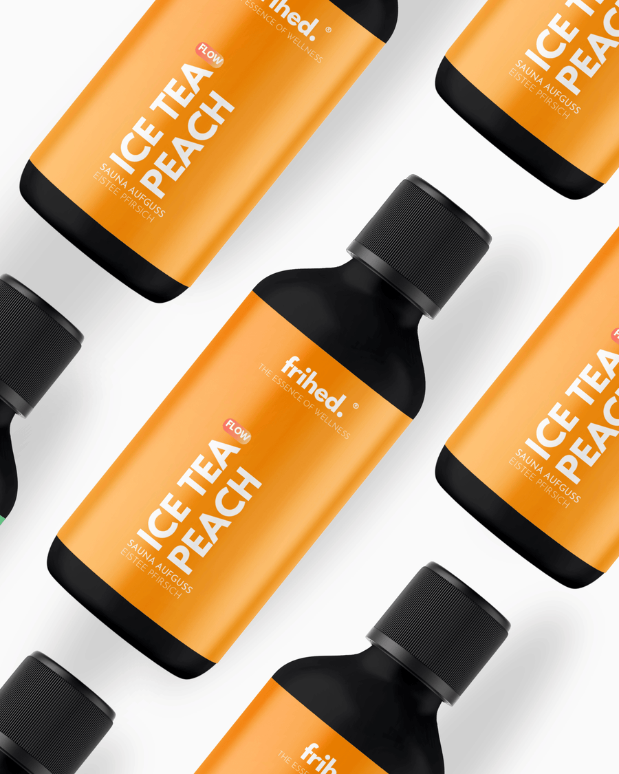Saunaaufguss Ice Tea Peach – Pfirsich & Eistee, Detailansicht