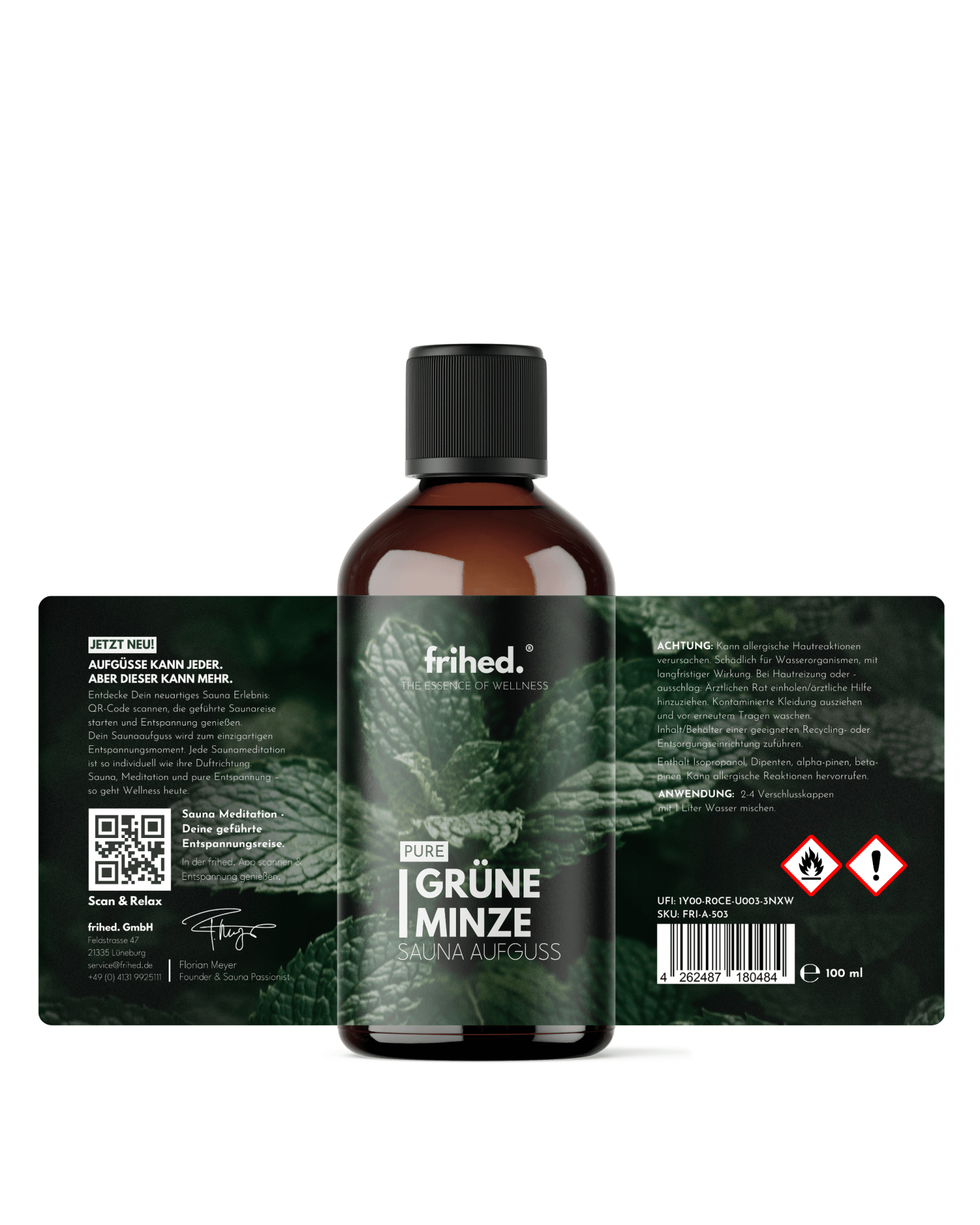 Saunaaufguss Grüne Minze - frihed. GmbH