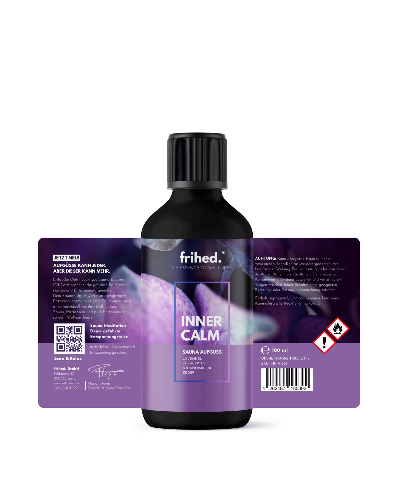 Saunaaufguss Inner Calm - frihed. GmbH