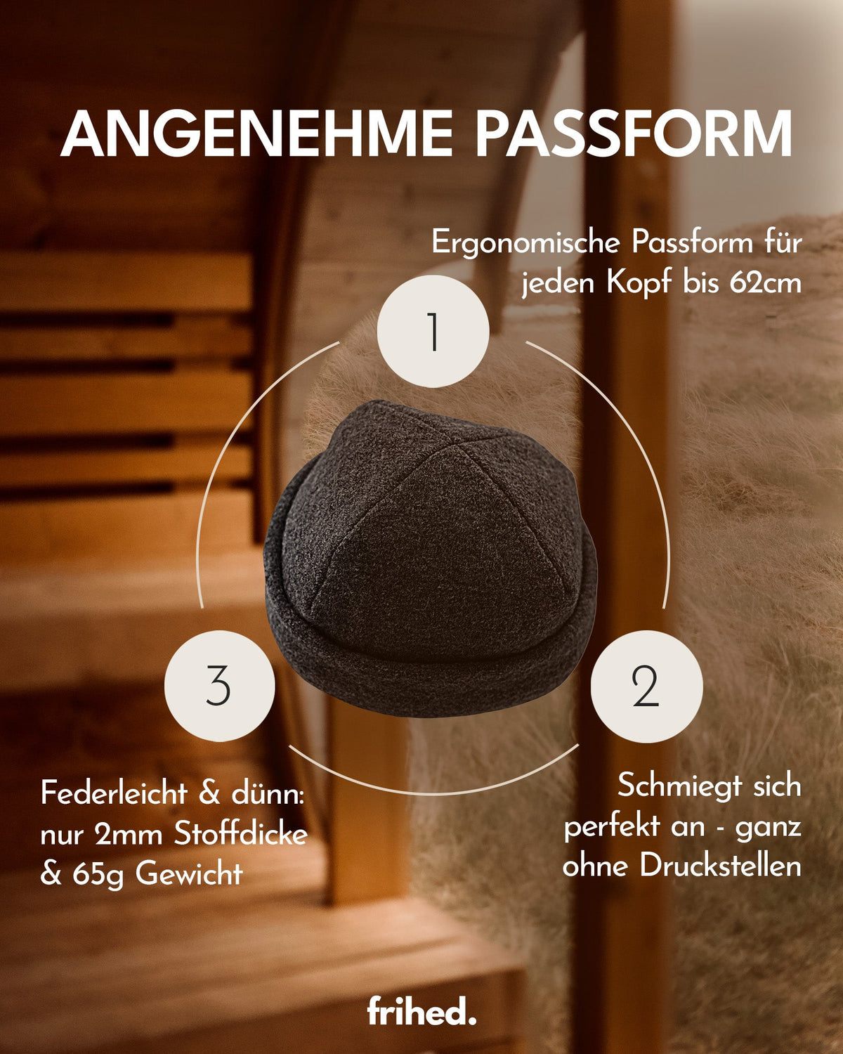 Sauna Hat Original Stone, view 4