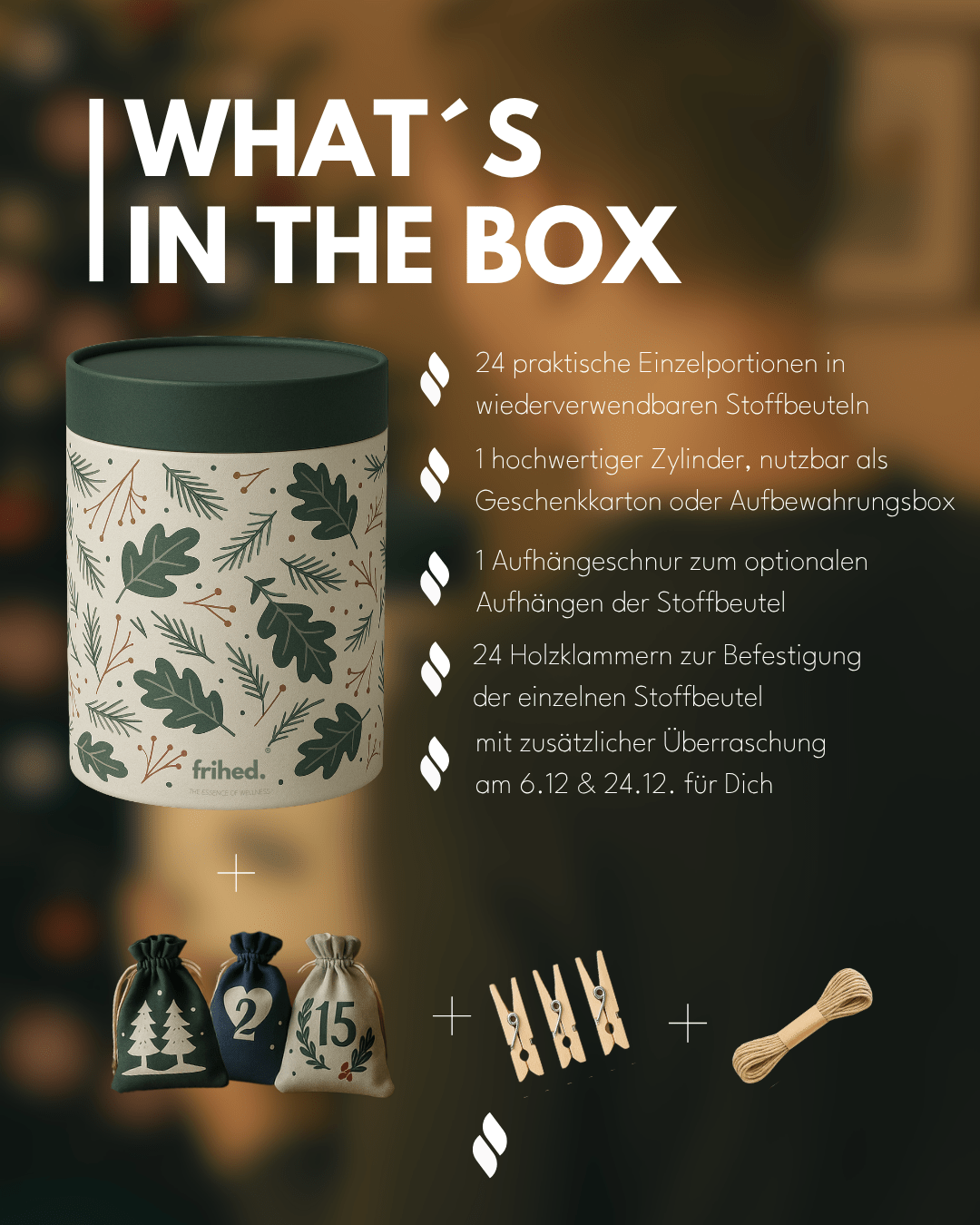 Wellness Adventskalender 2025 - frihed. GmbH
