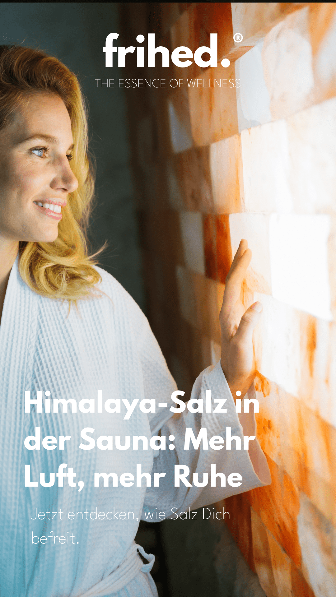 Himalaya-Salz in der Sauna – natürliche Unterstützung für Atemwege und Geist - frihed. GmbH