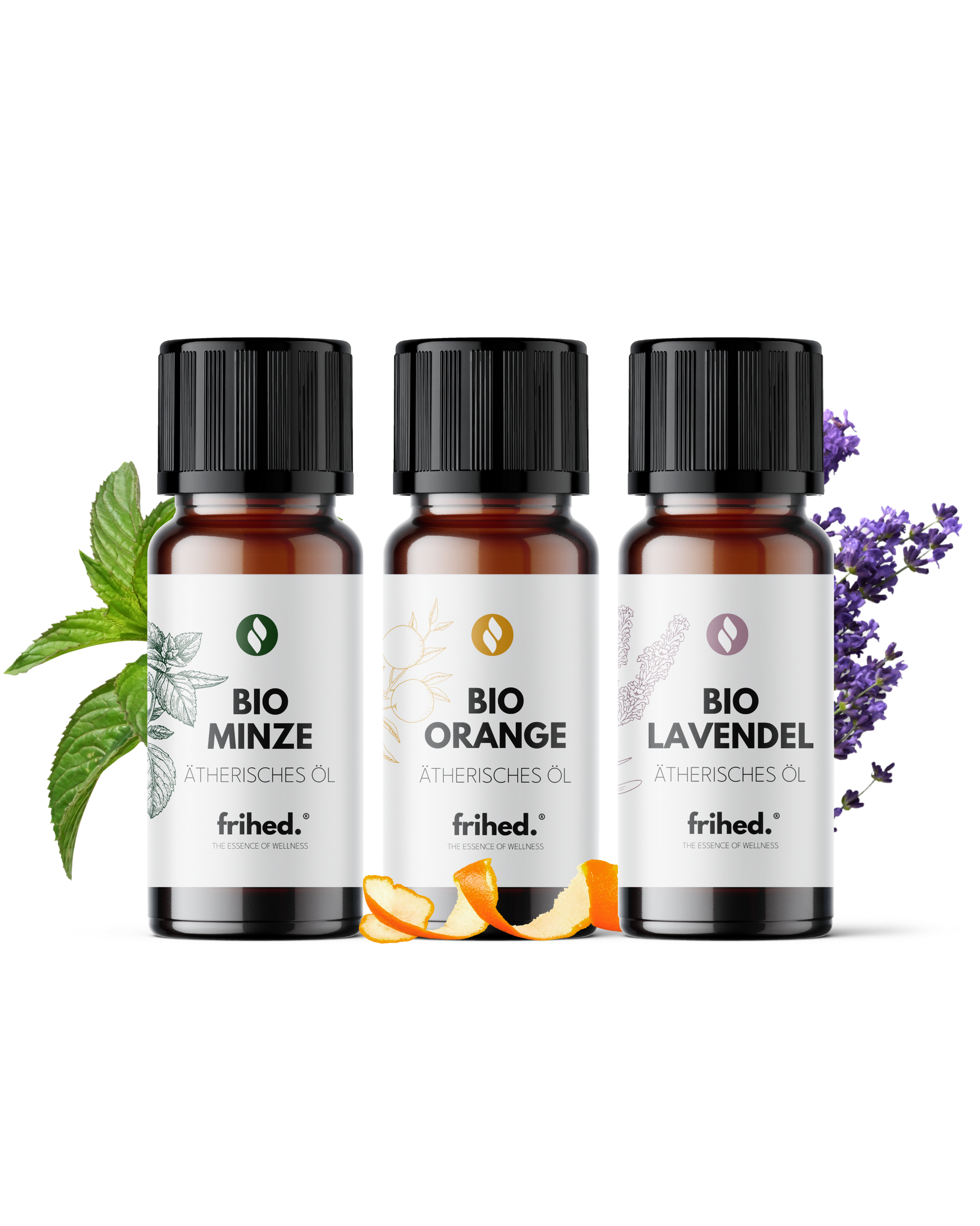 Bio Ätherische Öle (10 ml) 3er Set