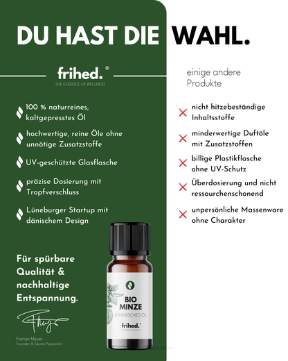 Bio Ätherisches Minzöl (10 ml)