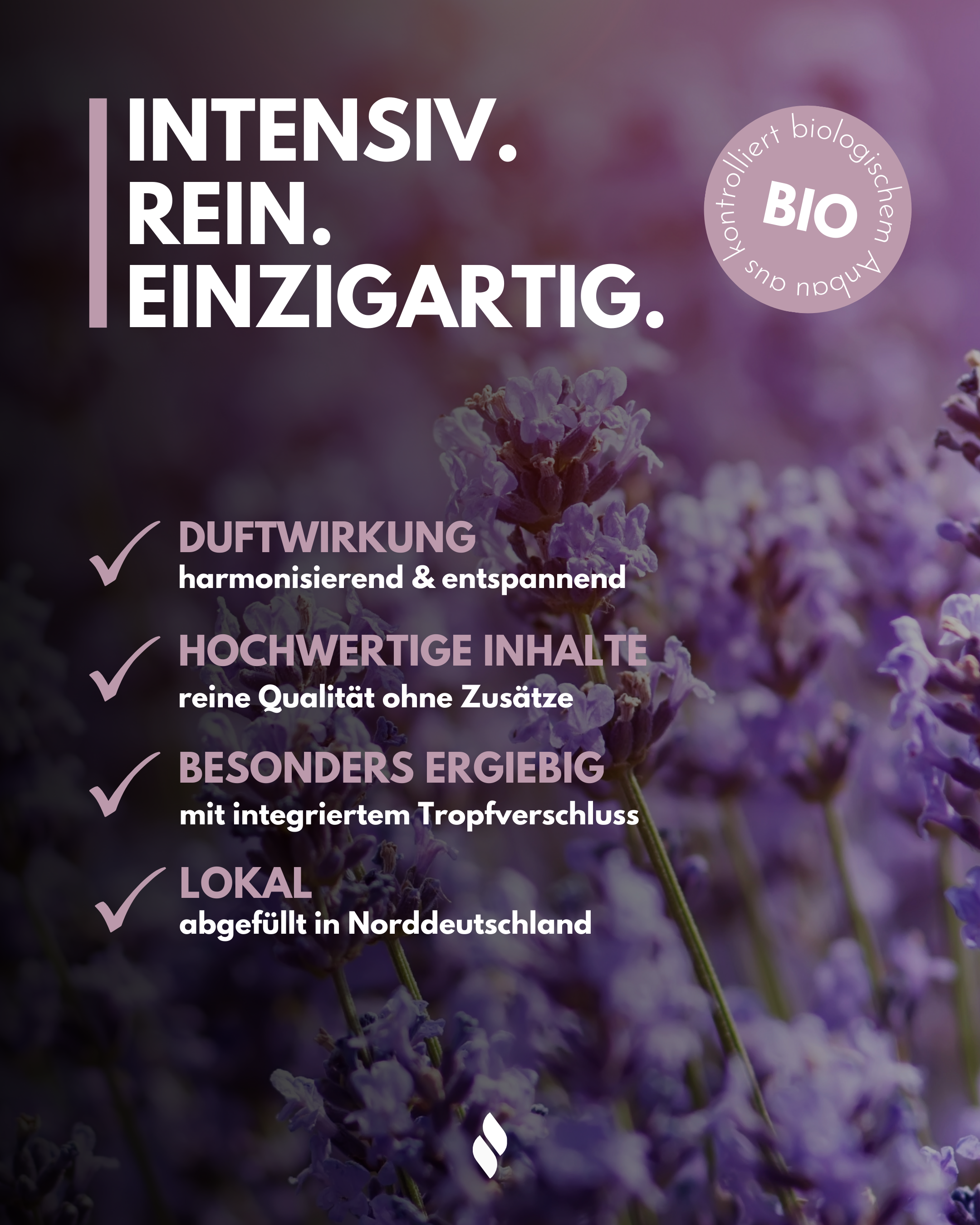 Bio Ätherisches Lavendelöl (10 ml)