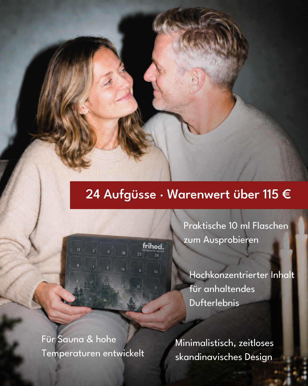 Saunaaufguss Probierpaket Adventskalender 2026