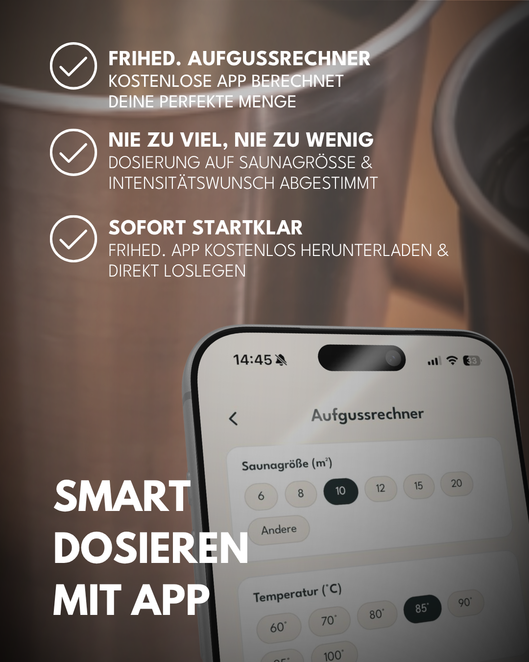 Aufgussbecher 3er Set