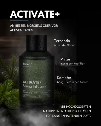 ACTIVATE+ Saunaaufguss Terpentin, Minze & Kampfer