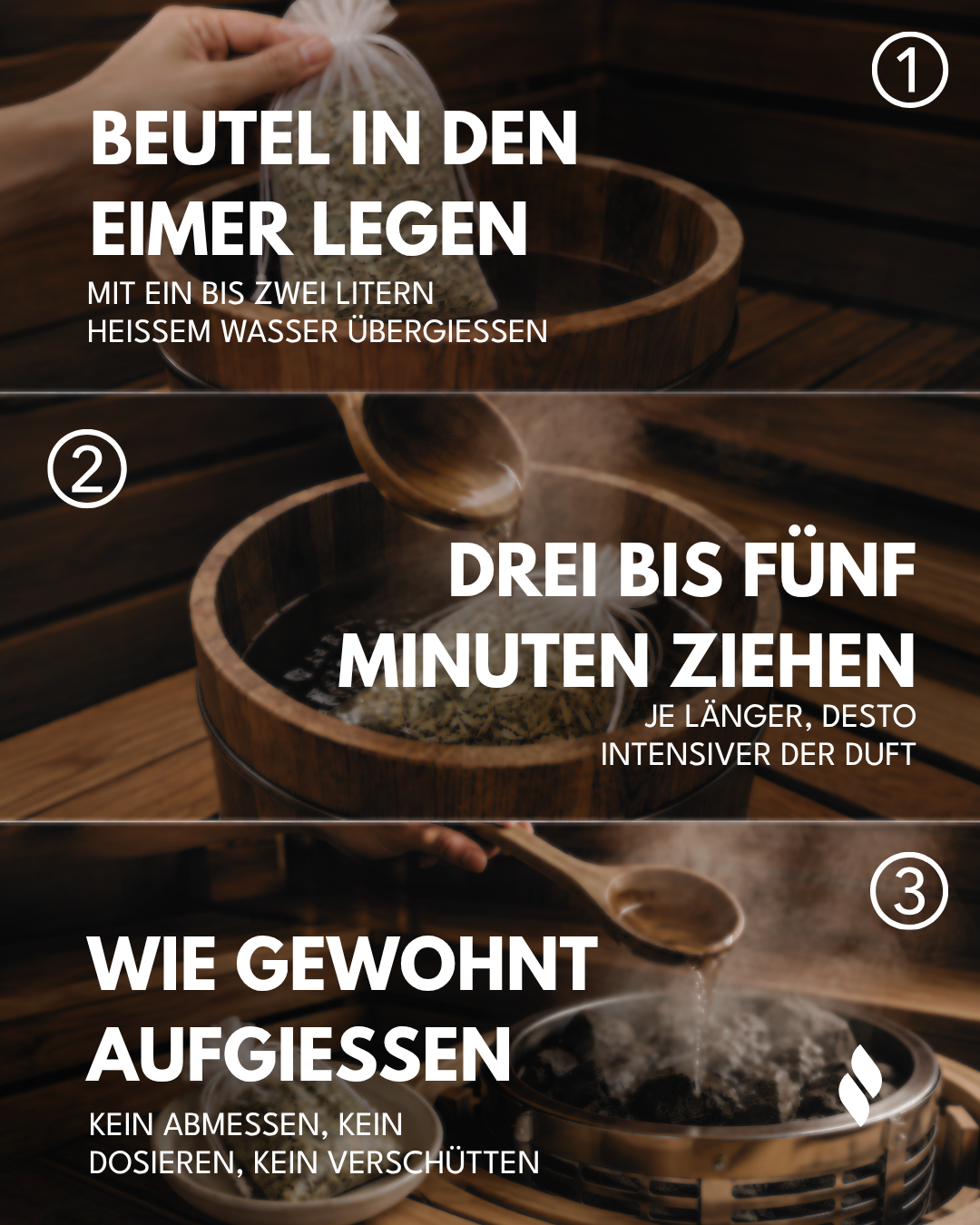 Sauna Aufguss Beutel Lavendel