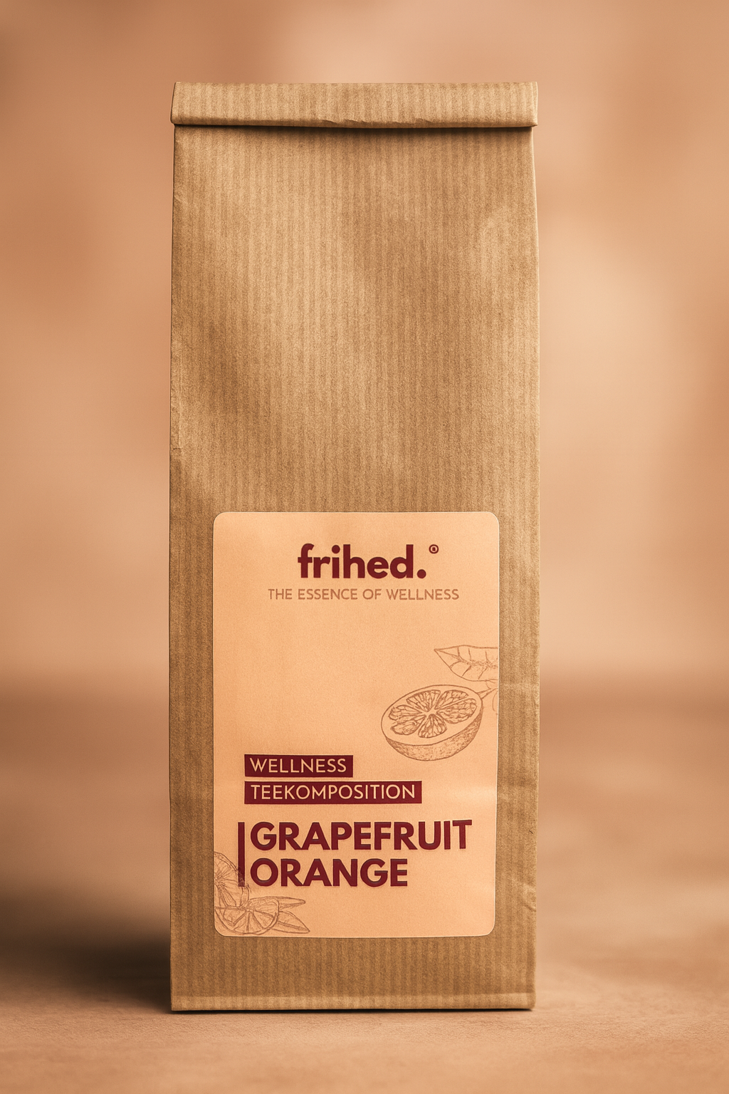 Wellnesstee Grapefruit Orange von frihed., Produktfoto
