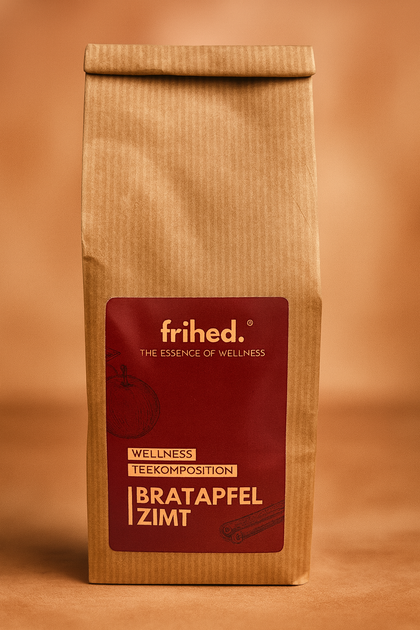 Wellnesstee Bratapfel Zimt von frihed., Produktfoto