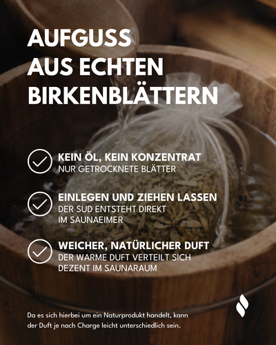 Sauna Aufguss Beutel Birke
