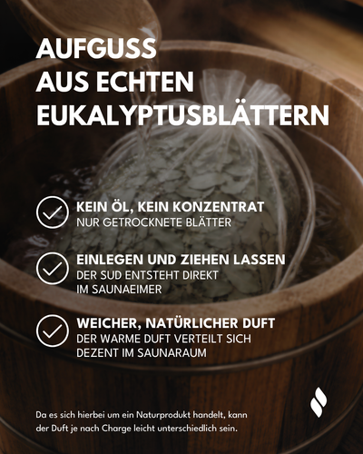 Sauna Aufguss Beutel Eukalyptus