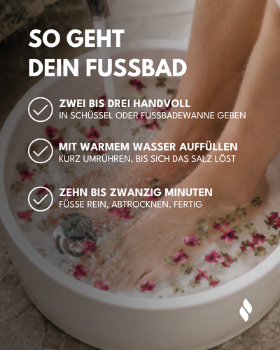 Fußbadesalz Lavendel & Orange