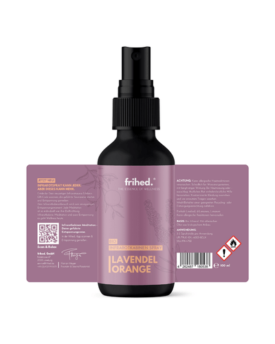 Bio Infrarotspray Lavendel Orange - frihed. GmbH