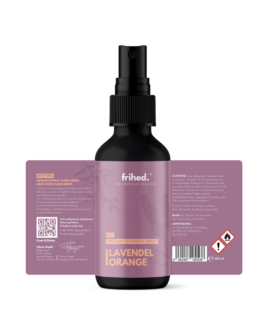 Bio Infrarotspray Lavendel Orange, Produktbild 4