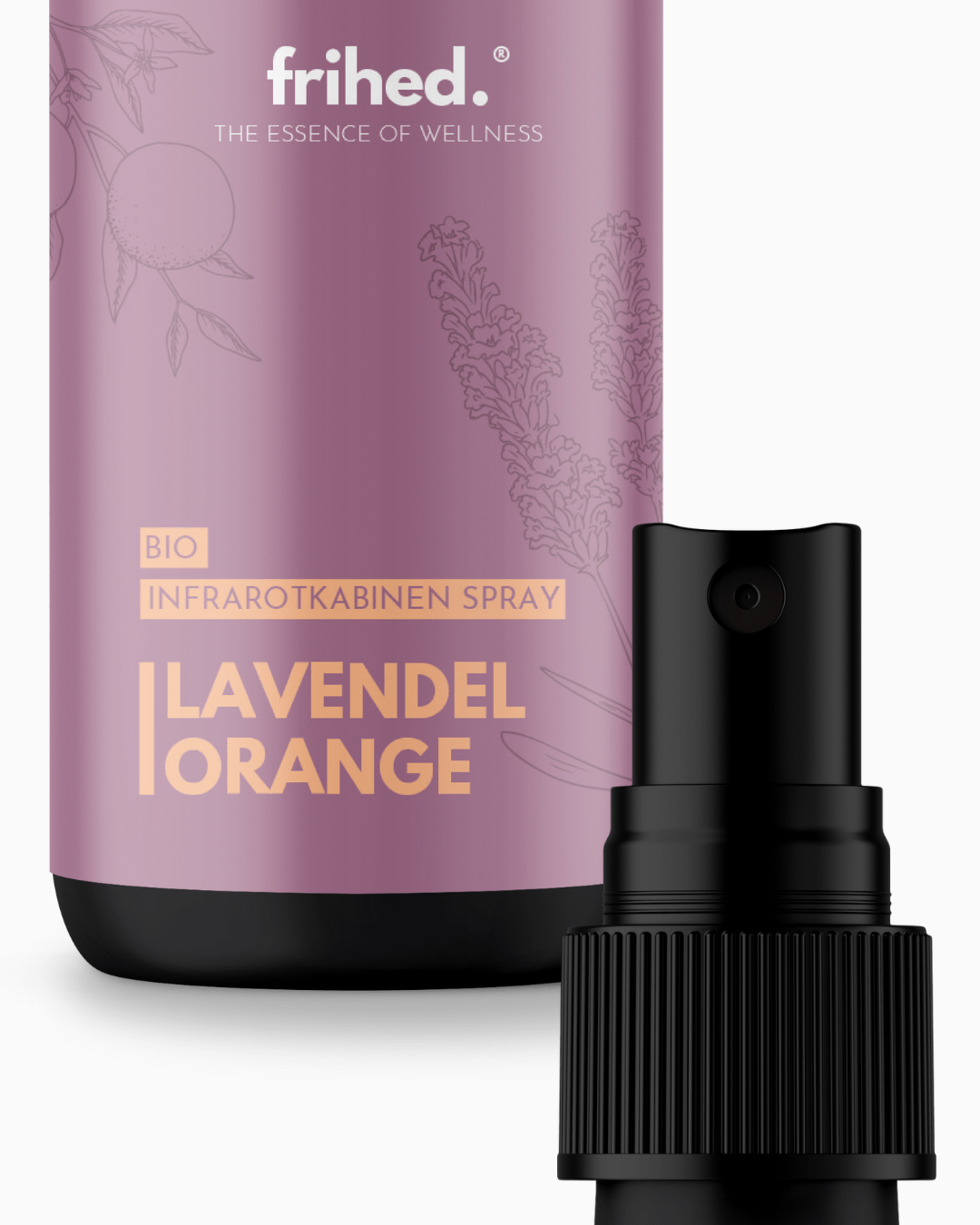 Bio Infrarotspray Lavendel Orange - frihed. GmbH