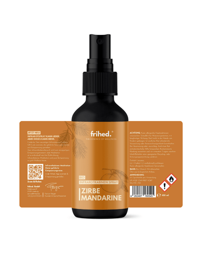 Bio Infrarotspray Zirbe Mandarine - frihed. GmbH