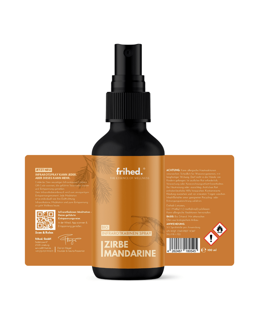 Bio Infrarotspray Zirbe Mandarine, Produktbild 4