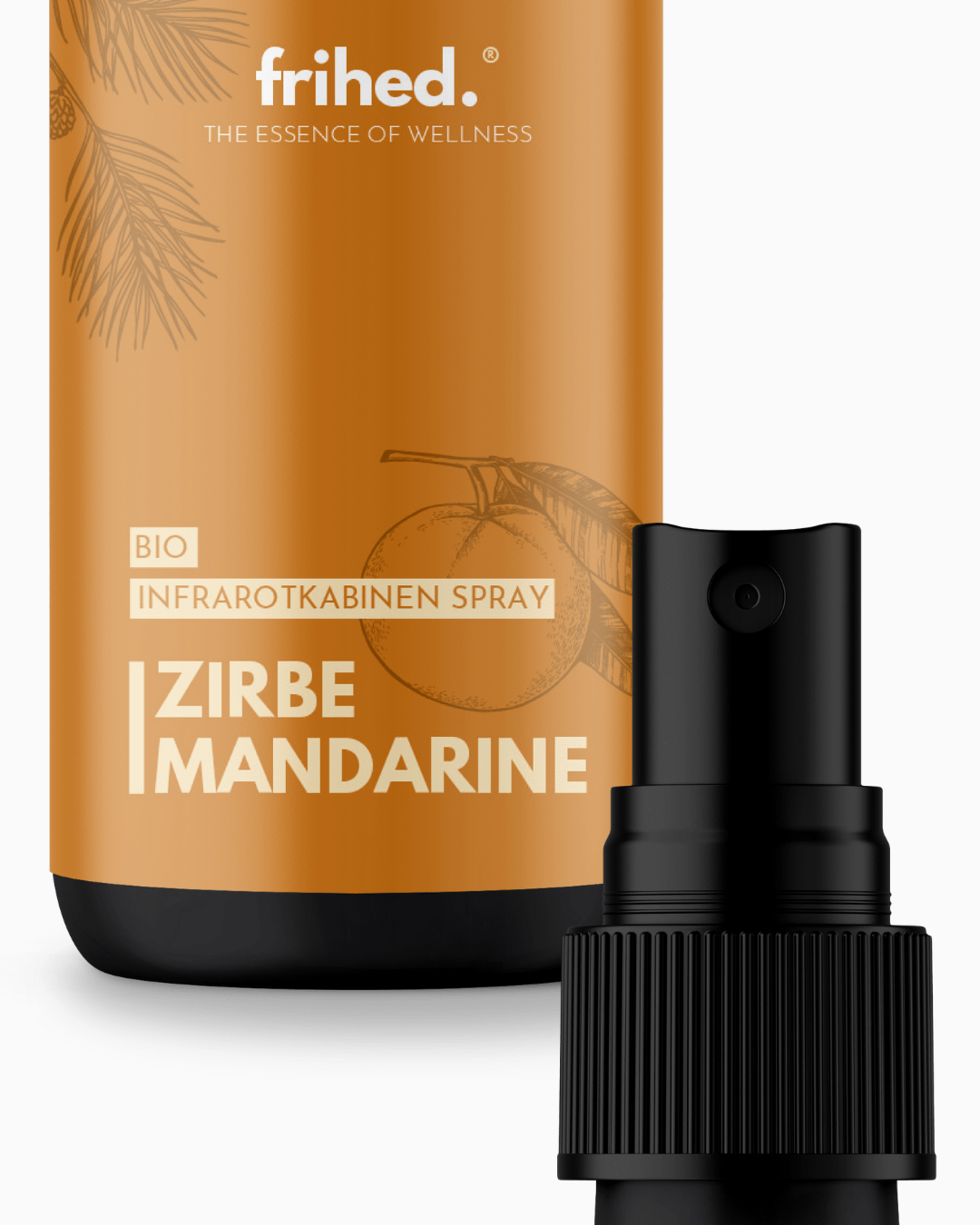 Bio Infrarotspray Zirbe Mandarine - frihed. GmbH