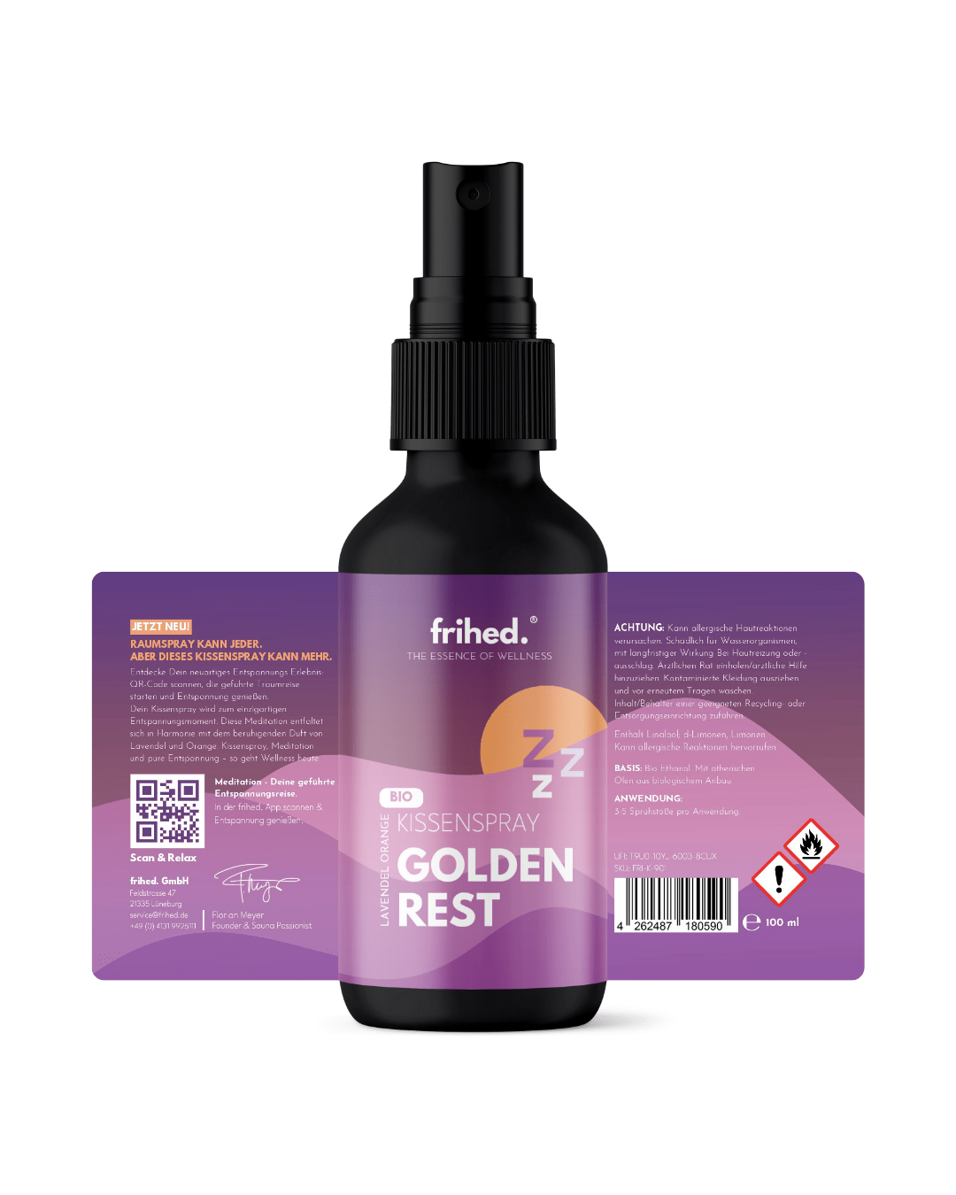 Bio Kissenspray Lavendel Orange - frihed. GmbH