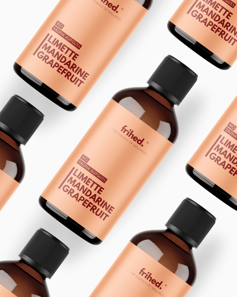 Bio Saunaaufguss Limette, Mandarine & Grapefruit, Detailansicht