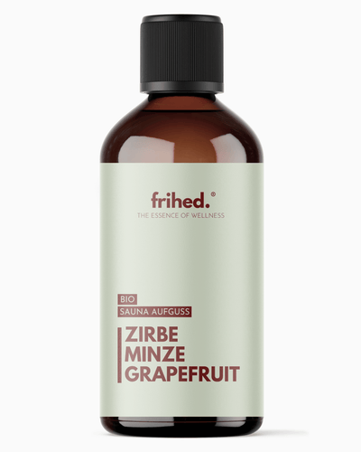 Bio Saunaaufguss Zirbe, Minze & Grapefruit - frihed. GmbH