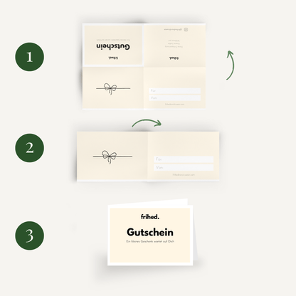 Geschenkgutschein - frihed. GmbH