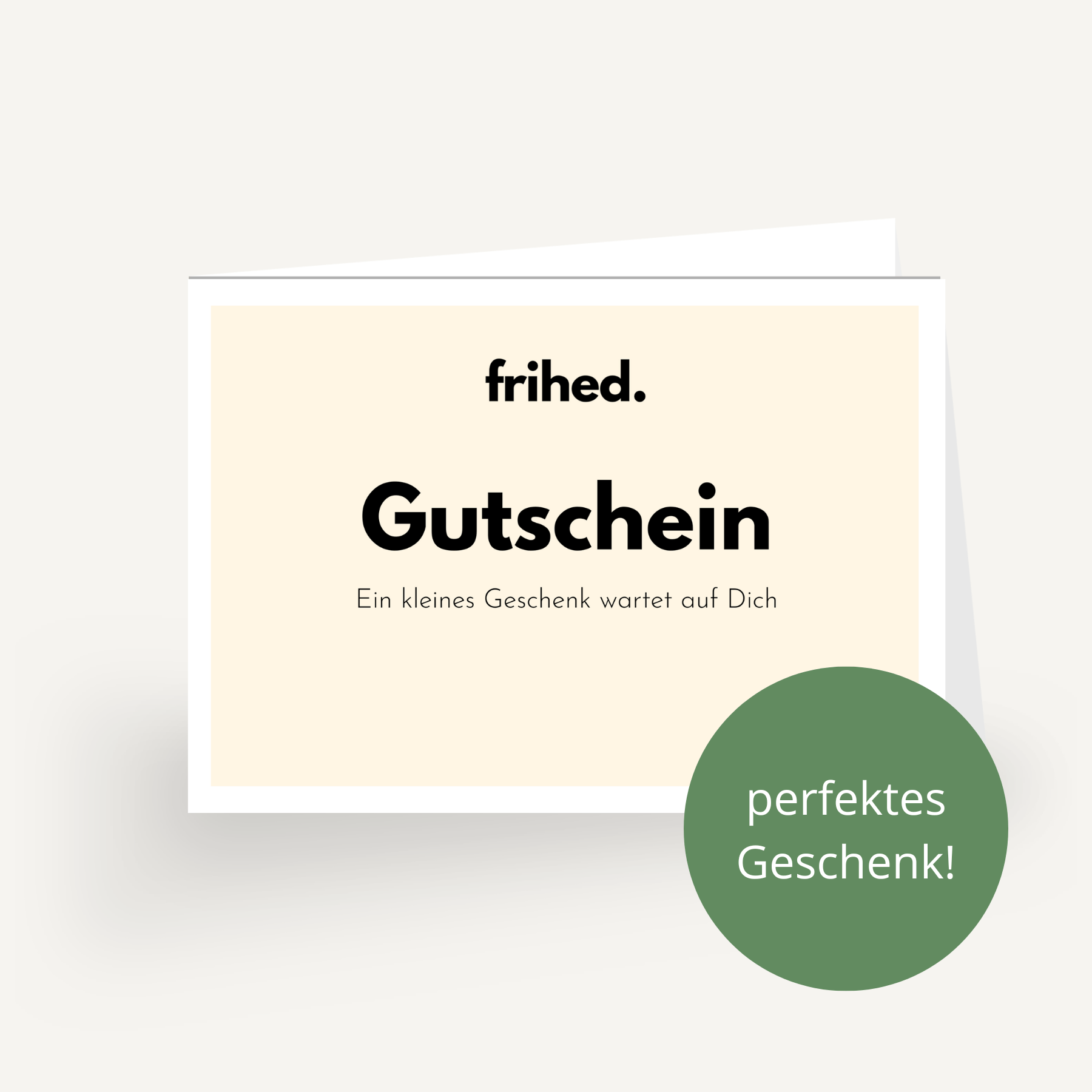 Geschenkgutschein - frihed. GmbH