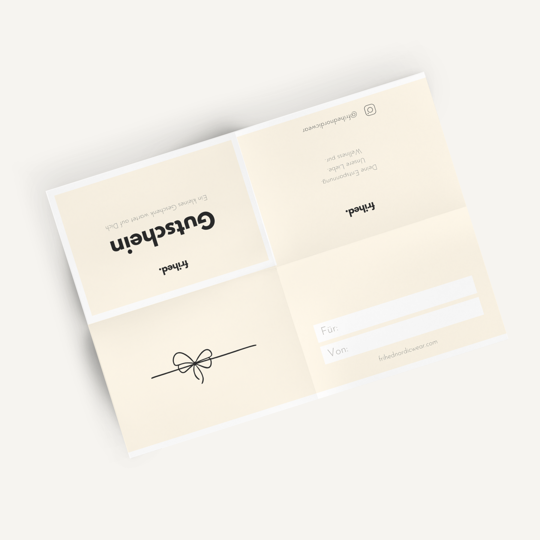 Geschenkgutschein - frihed. GmbH