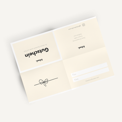Geschenkgutschein - frihed. GmbH