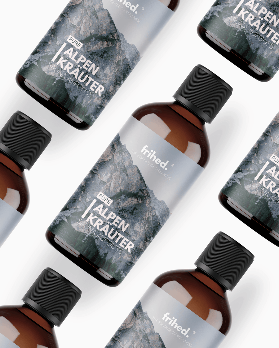 Saunaaufguss Alpenkräuter, Detailansicht