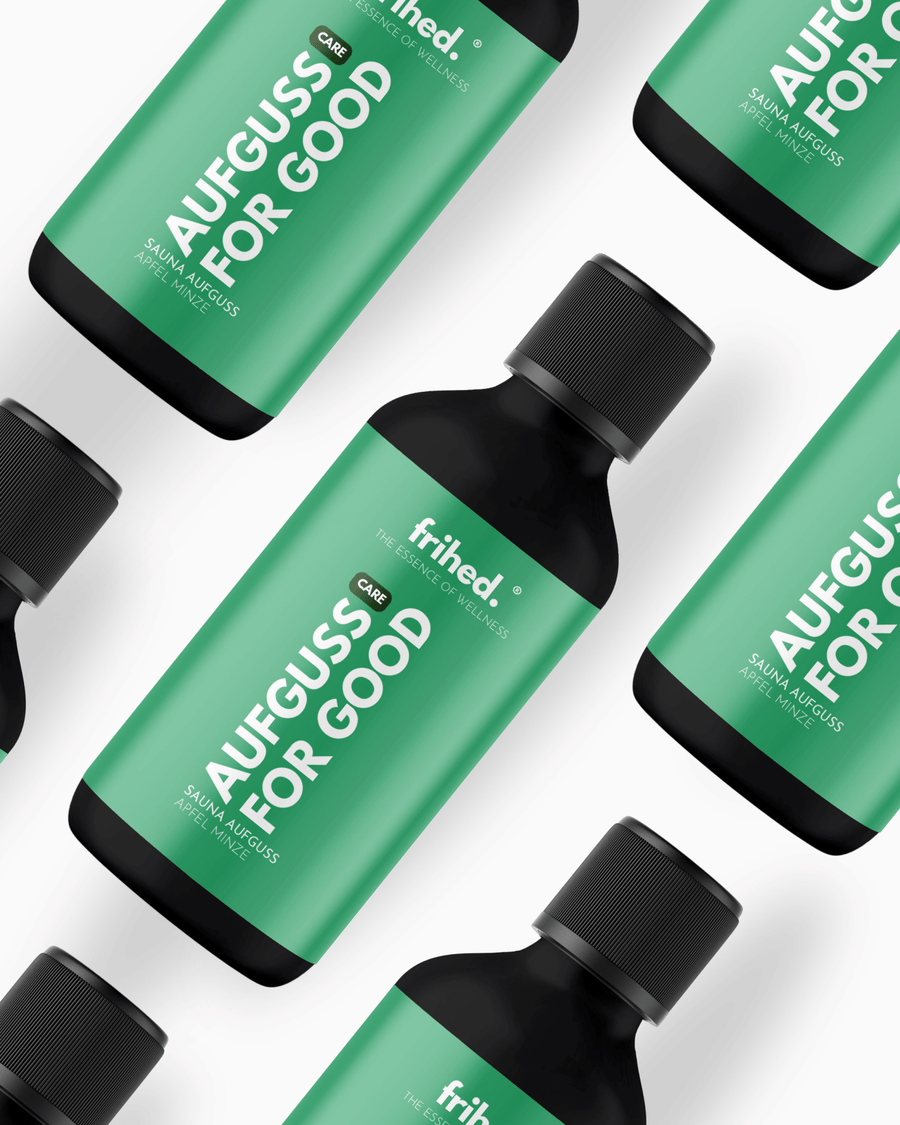 Saunaaufguss Apfel & Minze - Aufguss for Good - frihed. GmbH