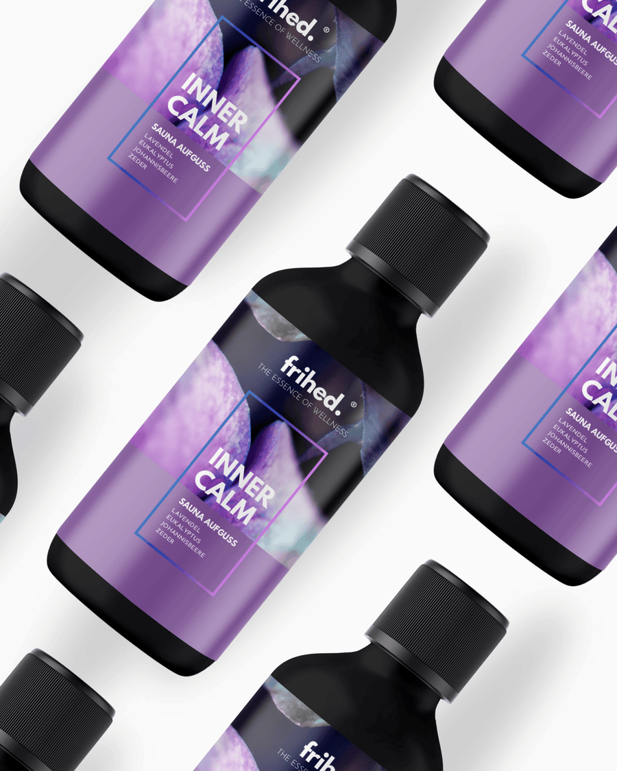Saunaaufguss Inner Calm – Lavendel, Eukalyptus & Zeder, Detailansicht