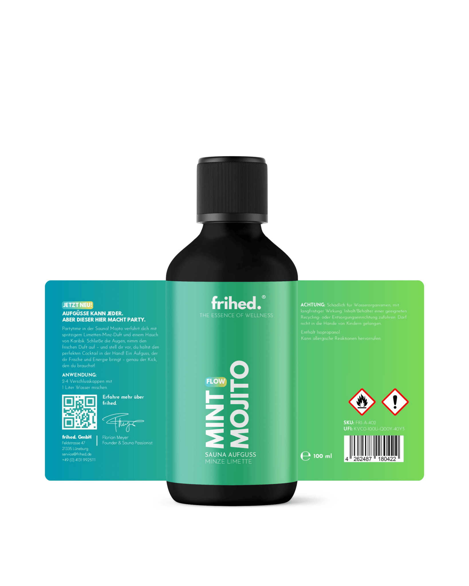 Saunaaufguss Limette & Minze - Mint Mojito - frihed. GmbH