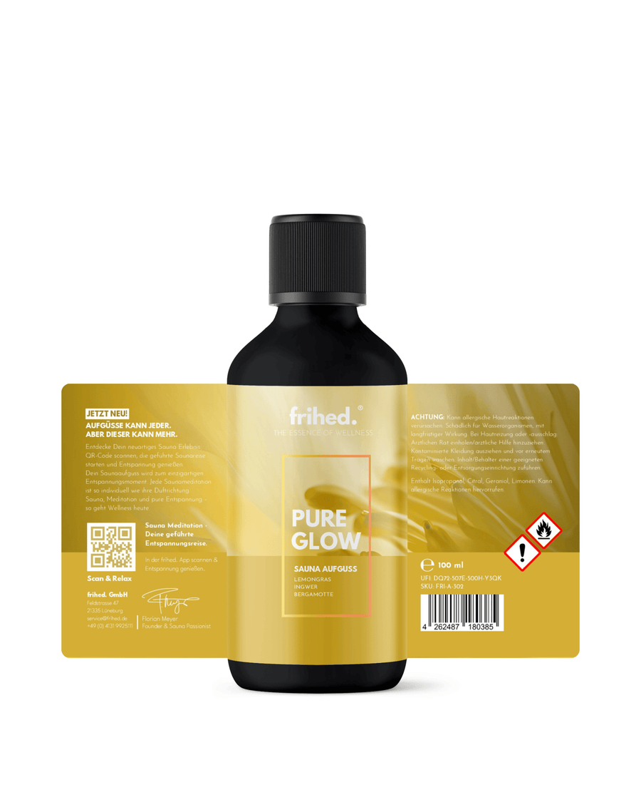 Saunaaufguss Pure Glow – Lemongras, Ingwer & Bergamotte, Produktbild 4